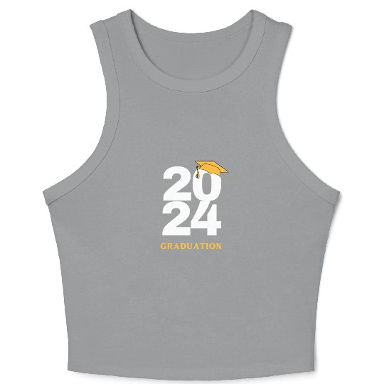 2024 Graduation Crop Tank Top