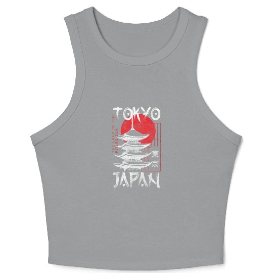 Tokyo City Manga Japanese Crop Tank Top
