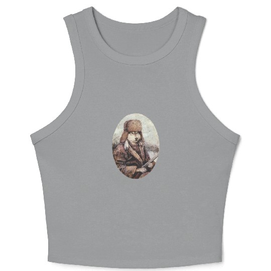 Mountain Wolf(1) Crop Tank Top