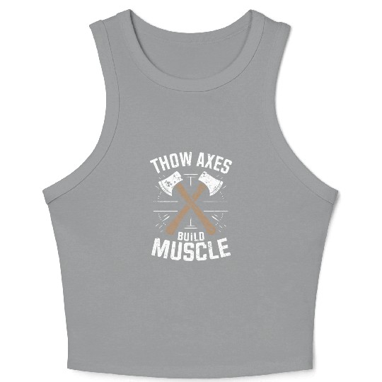 Axe Throwing Enthusiasts Championship Precision Crop Tank Top