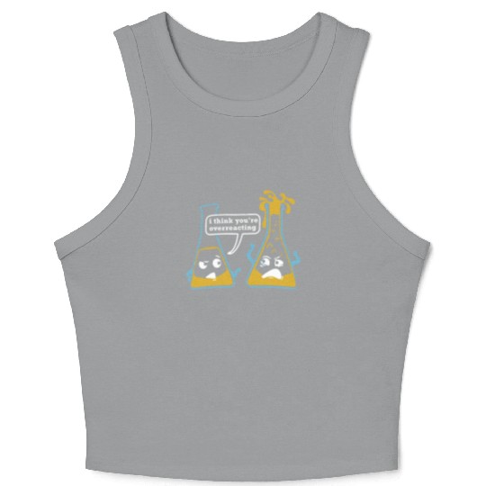 Funny Humor Science Teacher Unisex Crop Tank Top