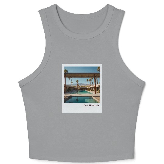 Mono Enterprises "Travels" Palm Springs #4 Crop Tank Top