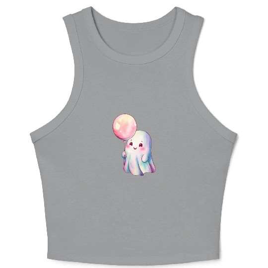 Balloon and Boo Crop Tank Top