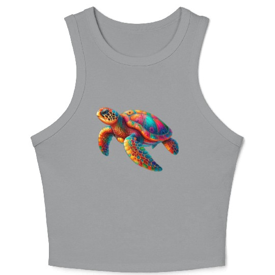 Sea turtle Crop Tank Top