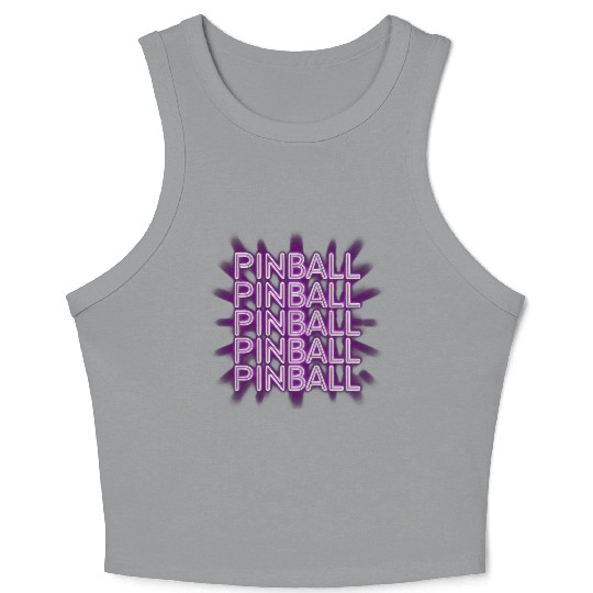 Pinball Purple Neon Crop Tank Top