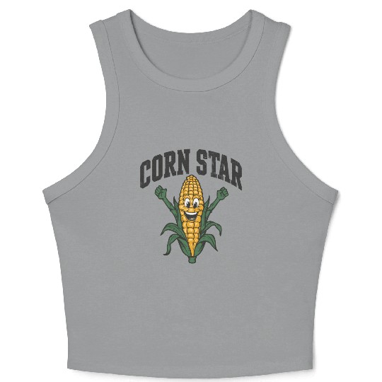 Funny Farm Food Crop Tank Top Corny Cob Farmer Corn Star