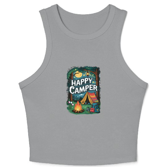Happy Camper Delight Crop Tank Top