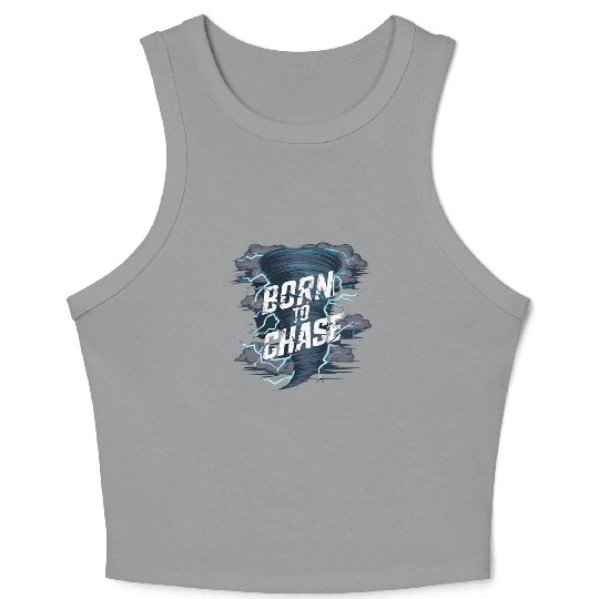 Tornado Chasing Adventures: Embrace Nature's Fury Crop Tank Top