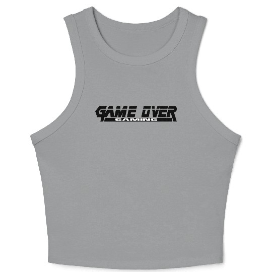 GameOverGaming Metal Gear Solid Black Parody Crop Tank Top