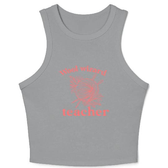 Wool wizard Teacher Crop Tank Top