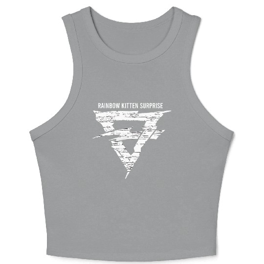 Rainbow Kitten Surprise Indie Band Tribute Crop Tank Top