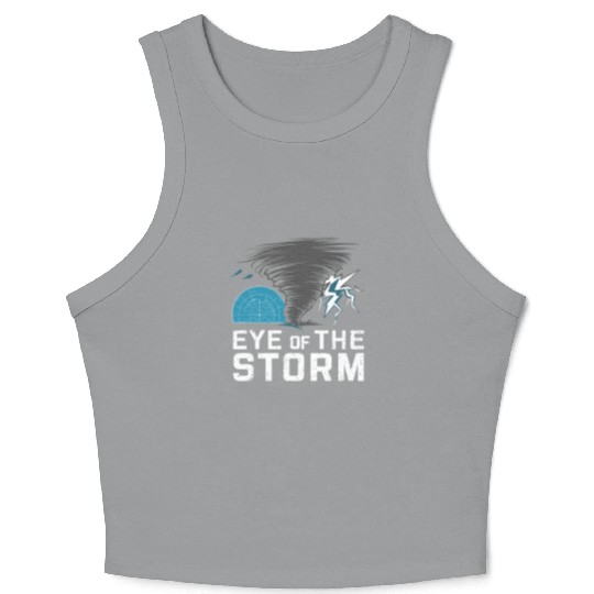 Tornado Chasing Adventures: Embrace Nature's Fury Crop Tank Top