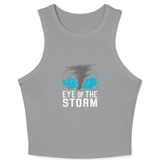Tornado Chasing Adventures: Embrace Nature's Fury Crop Tank Top