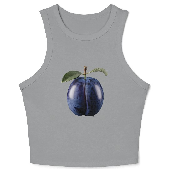 Blackberry Realistic Crop Tank Top