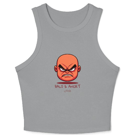 Bald and Angry Crop Tank Top