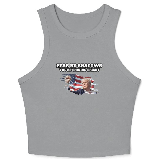 Trump Shining Bright Crop Tank Top