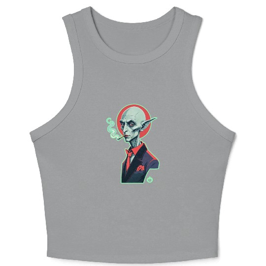 NOSFERATU WEED Crop Tank Top