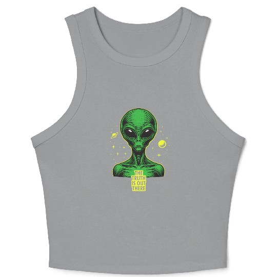 The truth is out there Crop Tank Top