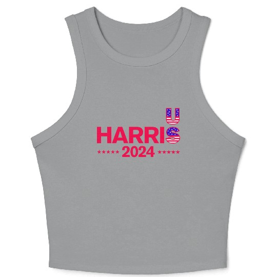 Harris US 2024 Election Crop Tank Top
