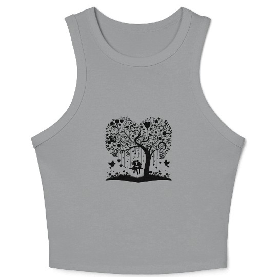 Joyful Celebrations for Friendship Day Crop Tank Top