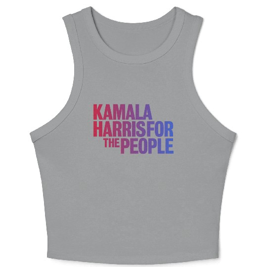 Kamala Harris for the People 2024 President Crop Tank Top