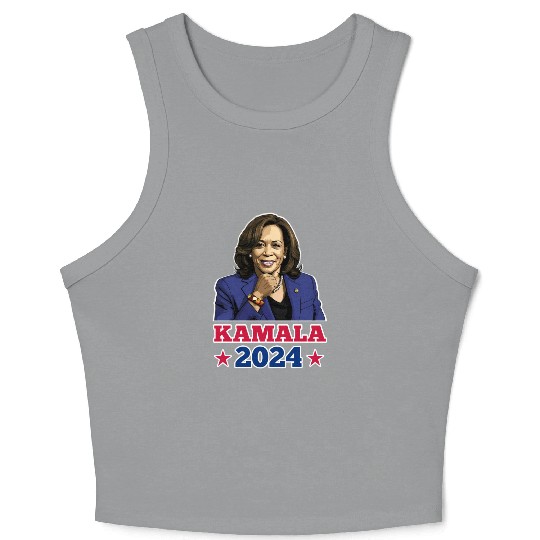KAMALA 2024, KAMALA HARRIS FOR PRESIDENT Crop Tank Top