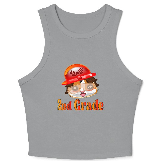 2nd Grade Elementary School Fire Department Crop Tank Top