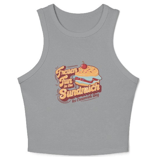Ice Cream Sandwich Crop Tank Top