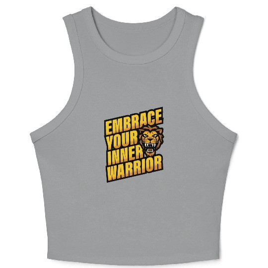 Embrace Your Inner Warrior Crop Tank Top