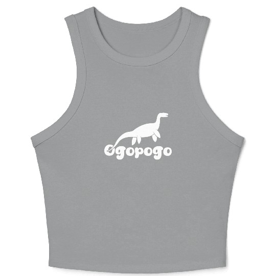 Ogopogo Cute Lake Monster Cryptid Crop Tank Top