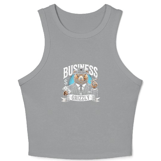 Mobster Gangster Mafia Organized Crime Boss Crop Tank Top