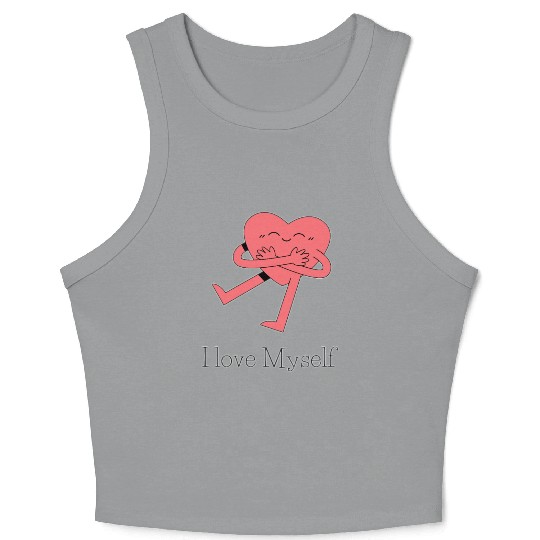 I love myself Crop Tank Top