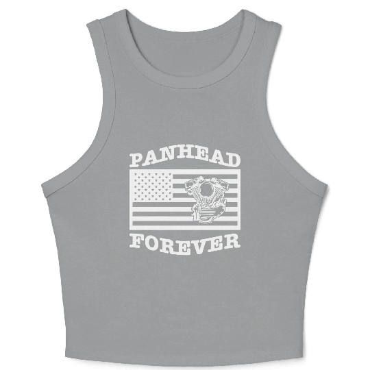 Panhead Forever Flag LIKE US ON FACEBOOK # Crop Tank Top