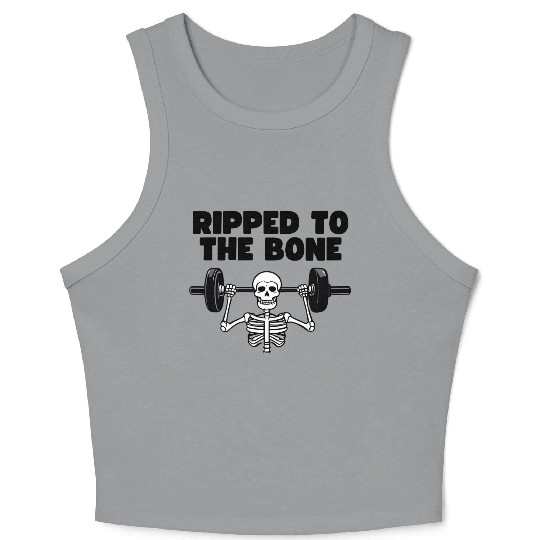 Ripped to the Bone Crop Tank Top
