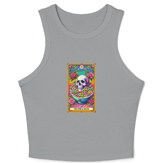 The Cereal Killer Tarot Crop Tank Top