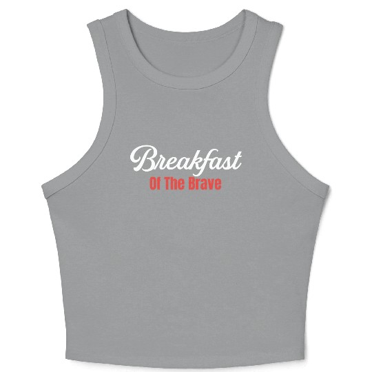 Breakfast Of The Brave Bacon and Cheese Meaty Crop Tank Top