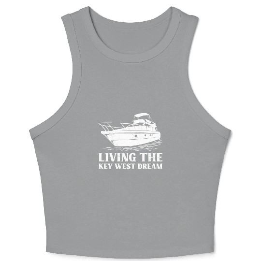 Florida LIVING THE KEY-WEST DREAM Florida Keys Crop Tank Top