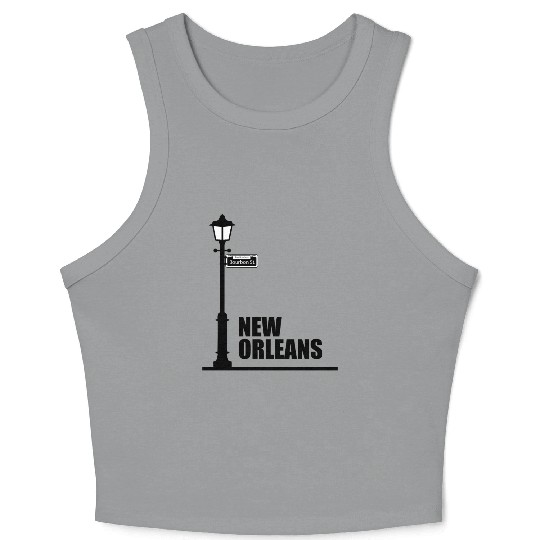 New Orleans - Bourbon Street Crop Tank Top