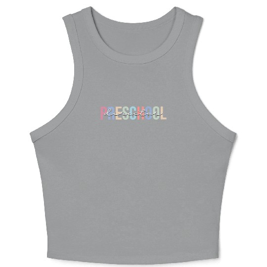 Preschool Director School Daycare Teacher Crop Tank Top