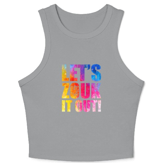 Zouk Dance Festival Design for Zouk Dancer Crop Tank Top