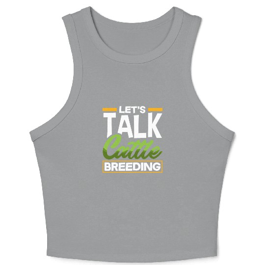 Let's Talk About Cattle Breeding Highland Cow Crop Tank Top