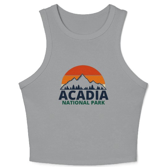 Acadia National Park Crop Tank Top