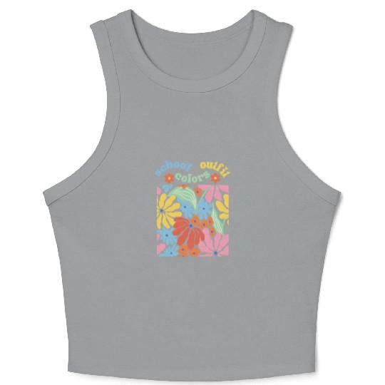 school outfit colors: Perfect Your Campus Style Crop Tank Top