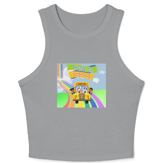 kides back to school Crop Tank Top 2024