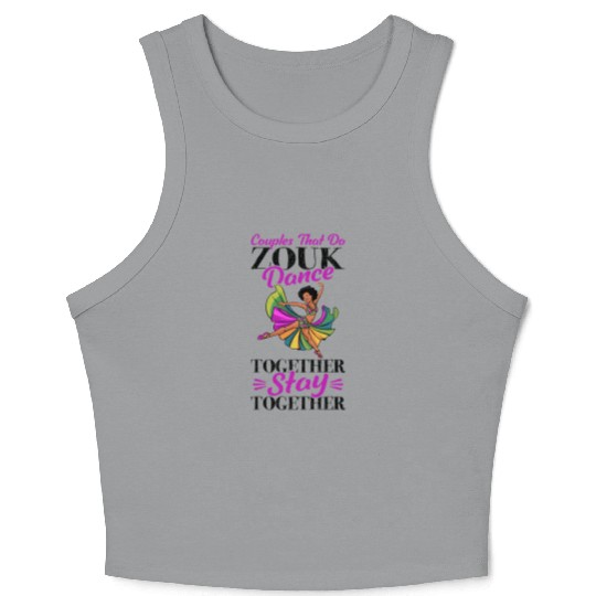 Zouk Dance Festival Design for Zouk Dancer Crop Tank Top