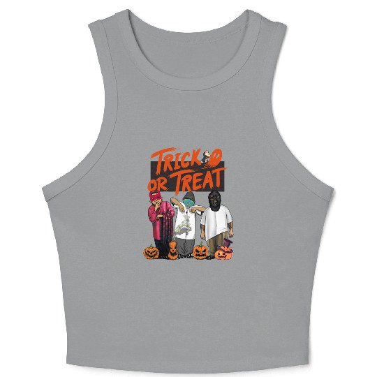 halloween trick or treat Hip Hop cholos Crop Tank Top