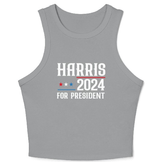 Kamala Harris 2024 For President Election Campaign Crop Tank Top