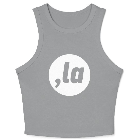 Kamala Harris Comma La White Election 2024 Crop Tank Top