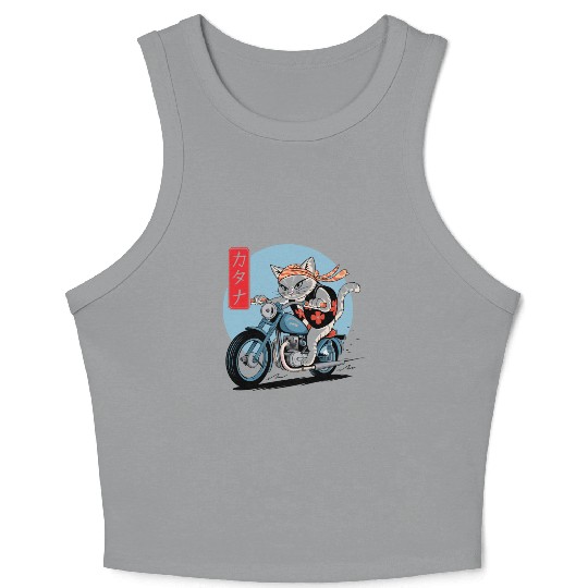 Catana Motorcycle Active Crop Tank Top