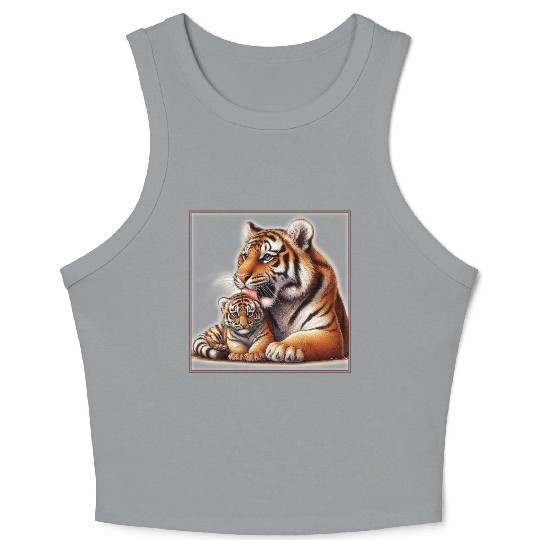 Most Cute And Fluffy Animals Crop Tank Top